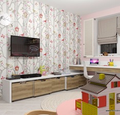 Дизайн интерьера детской комнаты 2